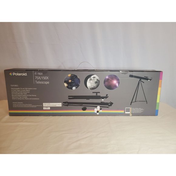 NEW Polaroid 75X/150X Telescope Tripod Included - Picture 6 of 8